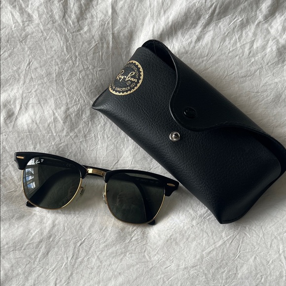 Ray-Ban ClubMaster Polarized Black - Picture 1 of 3